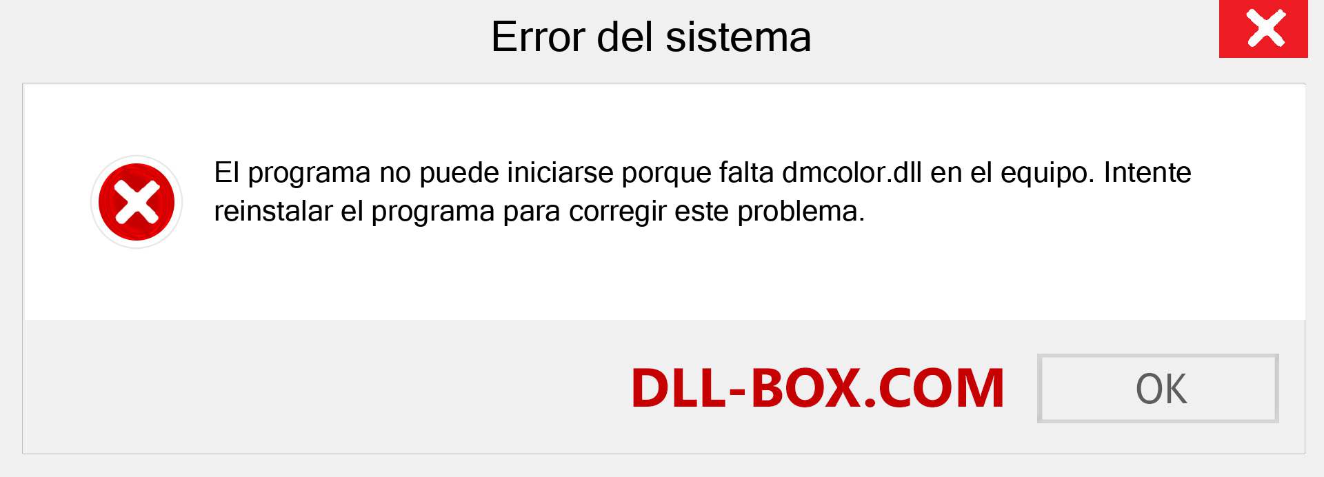 ¿Falta el archivo dmcolor.dll ?. Descargar para Windows 7, 8, 10 - Corregir dmcolor dll Missing Error en Windows, fotos, imágenes